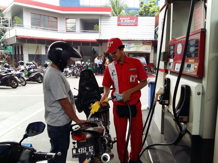 biaya bensin motor matic